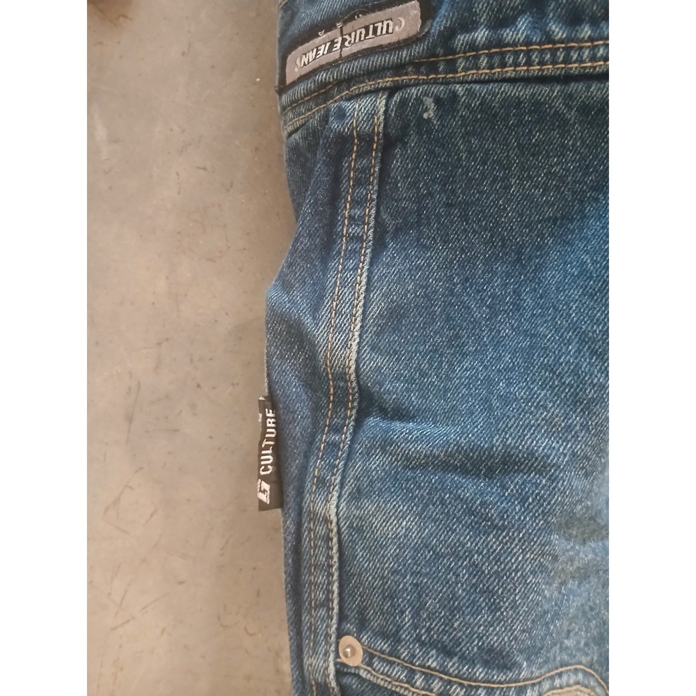 Vintage Y2K Culture Jeans 30x30  Fit 29x28 Baggy Wide Leg Hip Hop Rap - Picture 3 of 13